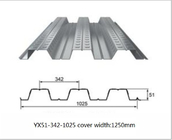 Chine Le Decking galvanisé de plancher en métal couvre la taille 60 le poids du zinc de 38 - 113 ondes millimétriques - 275g/M2 société