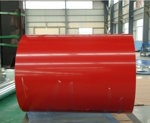 Chine Zn40 - Zn120 a enduit la bobine d&#039;une première couche de peinture en acier galvanisée largeur de bobine de 600mm - de 1250mm usine