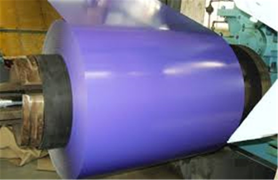 Chine La peinture de PE a ridé la bobine en acier de couleur de feuille avec ZN40g - ZN275g enduit usine