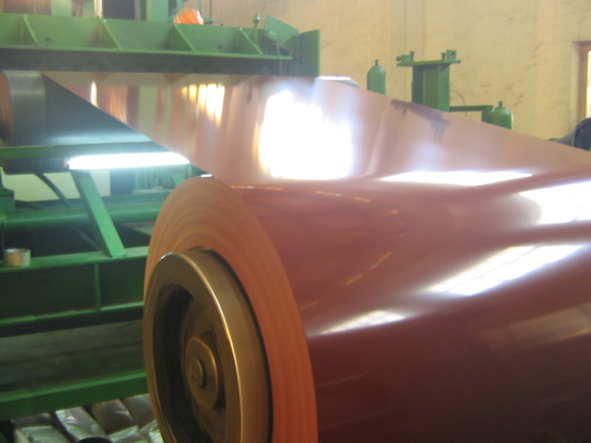 Chine La bobine en acier enduite d&#039;une première couche de peinture par AL de la norme 55% de JIS, colorent la bobine enduite de PPGL usine